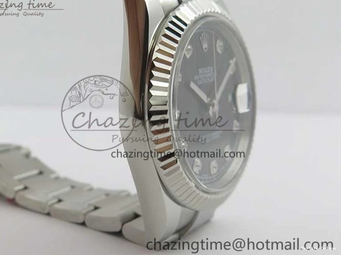 0506 DateJust 126334 SS Noob 1:1 904L Best Edition Gray Dial Diamond on Oyster Bracelet A MultiPurpose 3167
